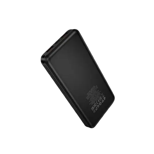 HOCO J154, 10000mAh, 22.5W, QC + PD, 1 x USB-C - 2 x USB-A, Neagra - Image 2