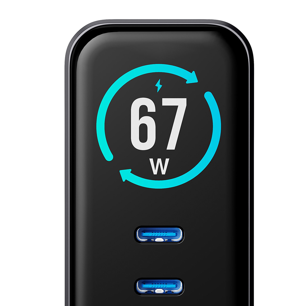 3mk - Wall Charger incharge® Lumin 67W - Image 2